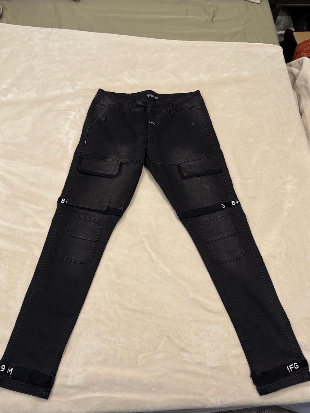 8&9 Strapped Up Jeans Vintage Wash